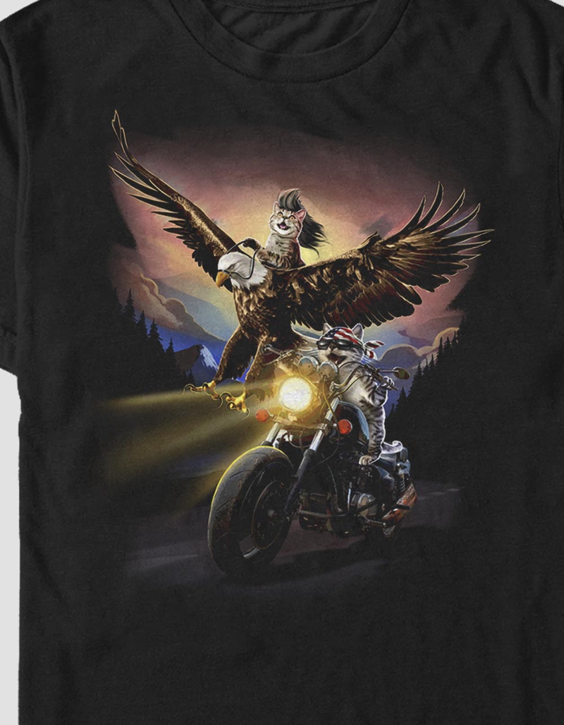MOTORCYCLE Eagle Ride Free Unisex Tee image number 1