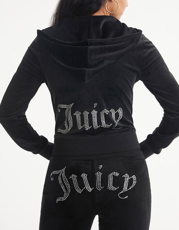 JUICY COUTURE OG Bling Womens Zip-Up Hoodie Primary Image