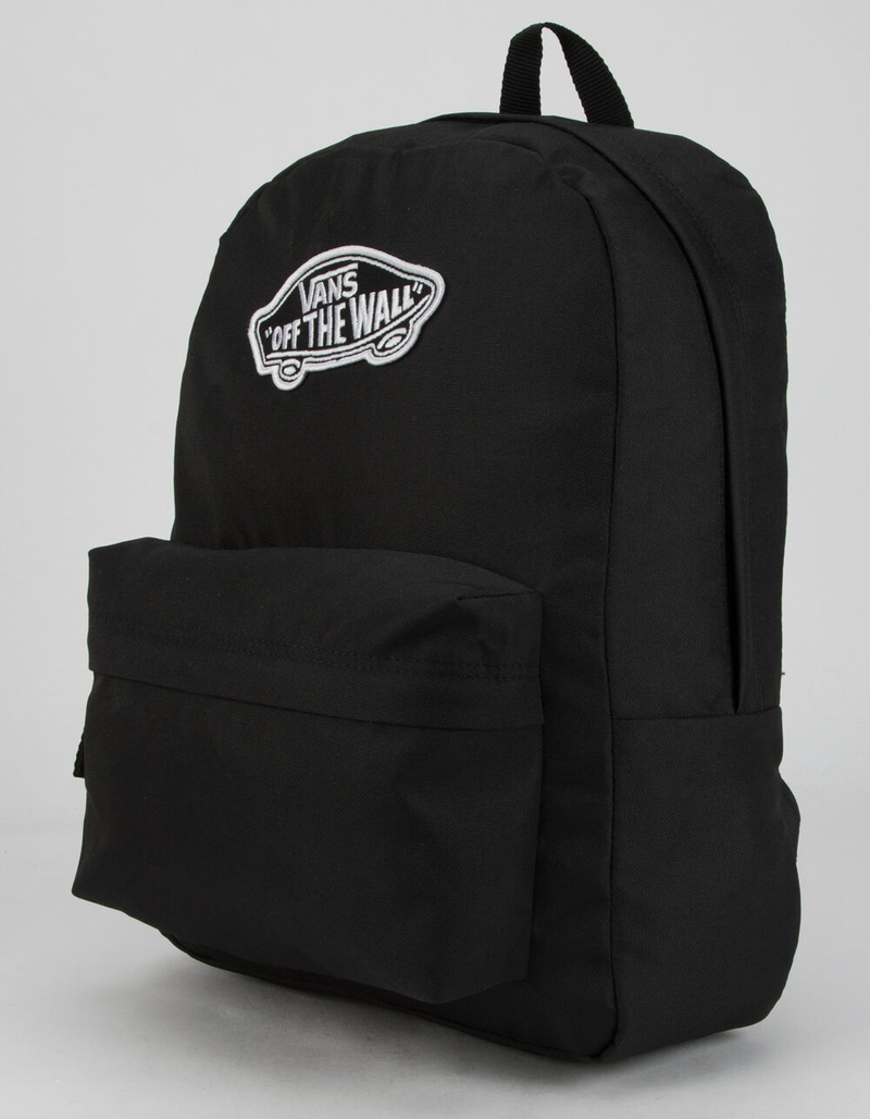 VANS Realm Solid Black Backpack image number 1