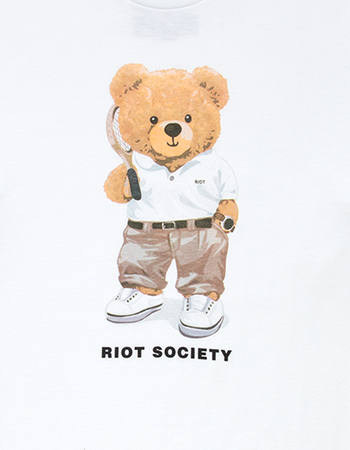 RIOT SOCIETY Preppy Teddy Mens Tee