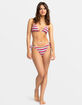 ROXY Paraiso Stripe Tiki Triangle Bikini Top image number 4
