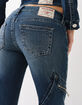 TRUE RELIGION Becca Womens Belted Cargo Bootcut Jeans image number 5