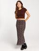 RSQ Womens Low Rise Mesh Maxi Skirt image number 1