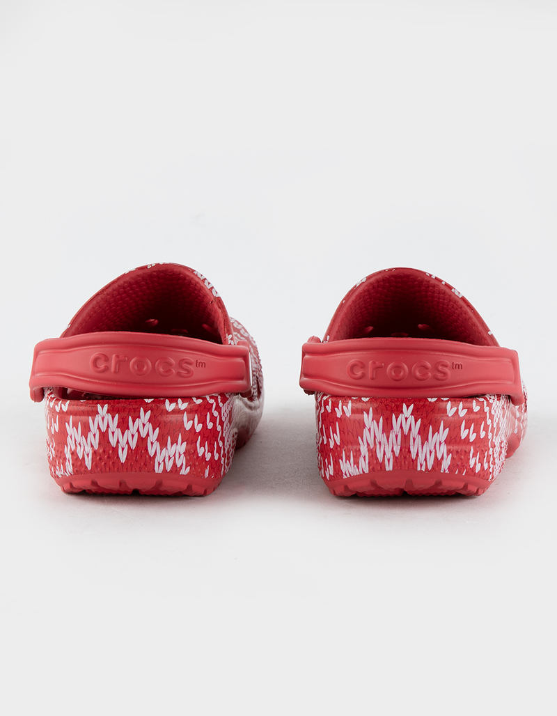 CROCS Classic Holiday Sweater Girls Clogs image number 3