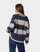 EDIKTED Romie V-Neck Cable Knit Sweater image number 5