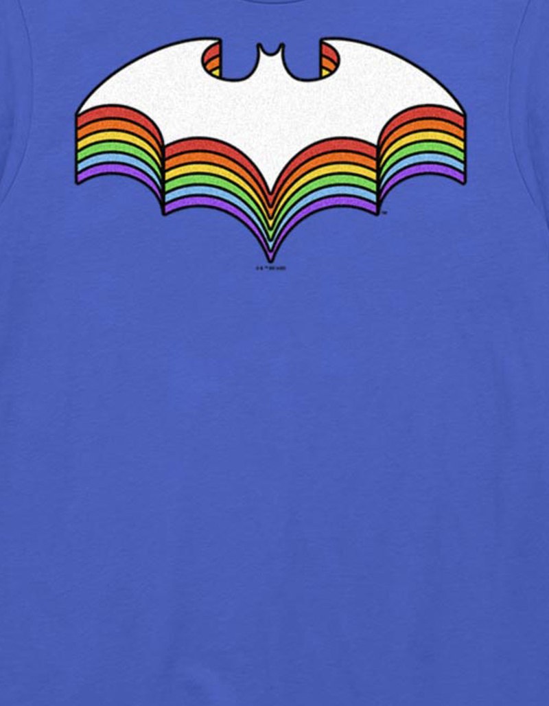 BATMAN Rainbow Dropshadow Unisex Tee image number 1