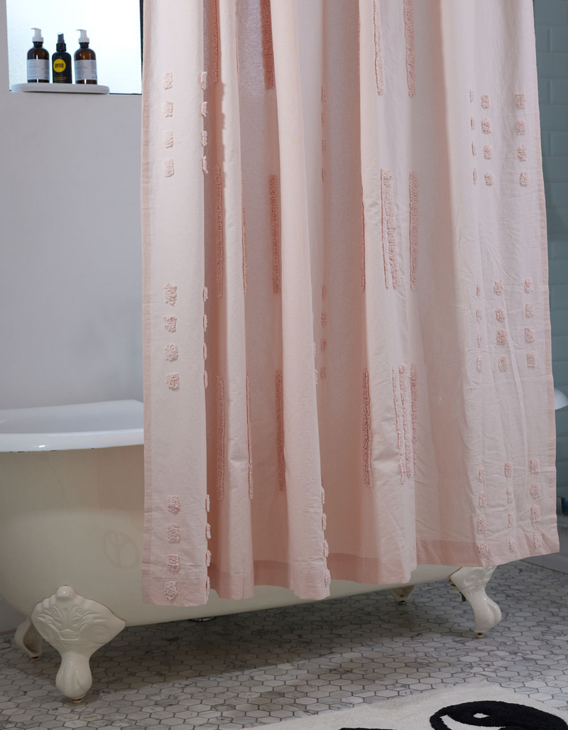 Tufted Shower Curtain image number 0