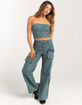 RSQ Womens Denim Tube Top image number 2