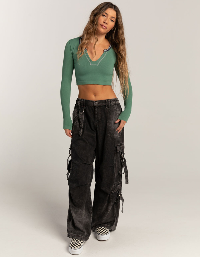 BDG Urban Outfitters Denim Strappy Womens Cargo Pants image number 0