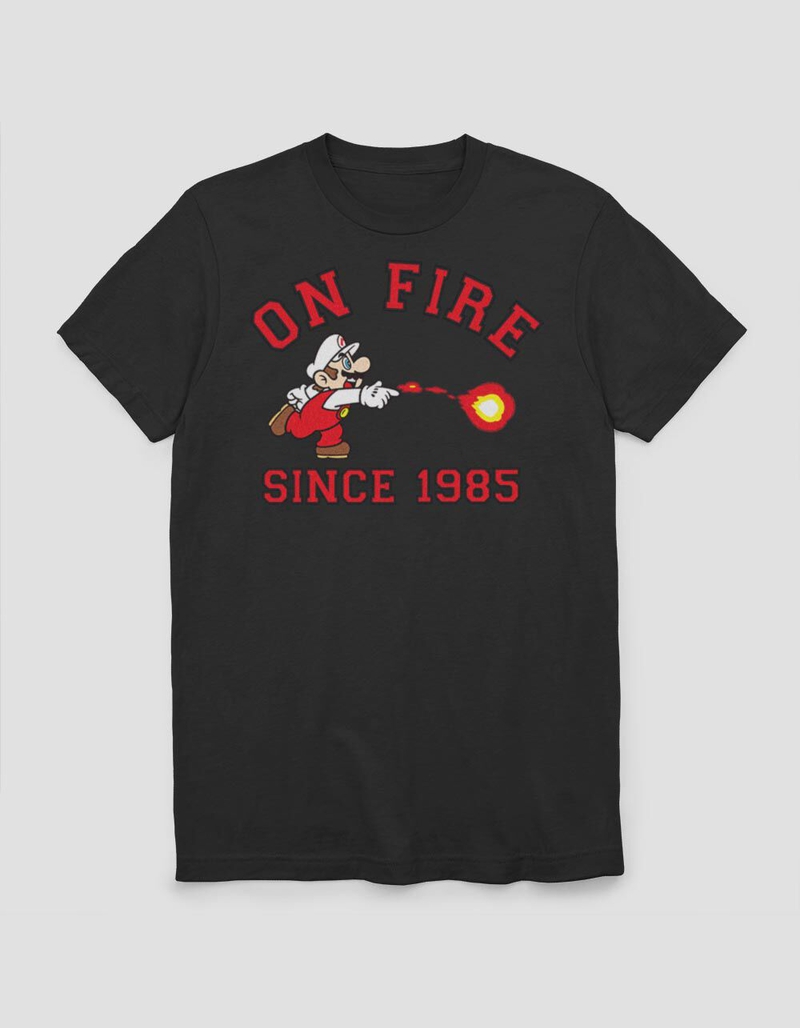 MARIO On Fire Since '85 Unisex Tee image number 0