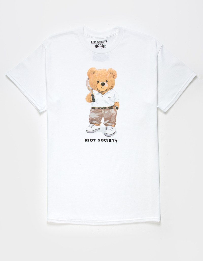RIOT SOCIETY Preppy Teddy Mens Tee image number 0