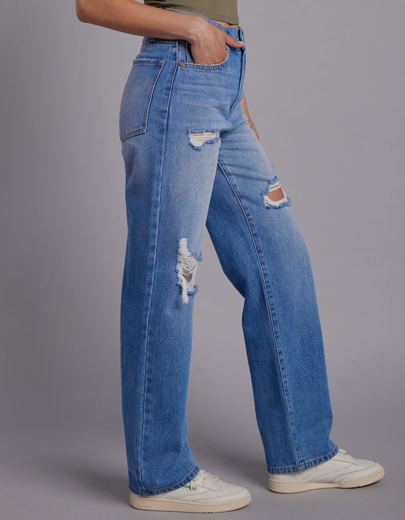 RSQ Womens High Rise Baggy Jeans image number 2