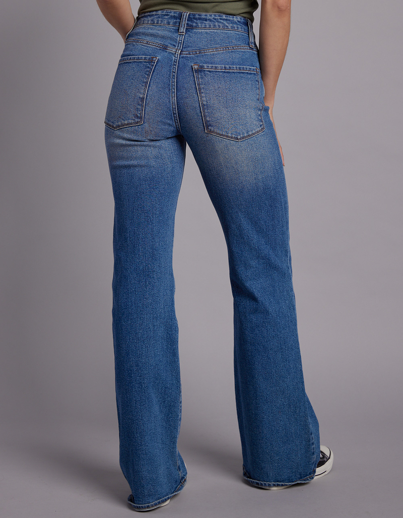 RSQ Womens High Rise Flare Jeans image number 3