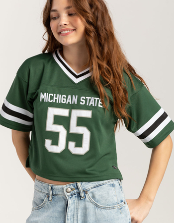 HYPE AND VICE Michigan State University Womens Football Jersey Alternative Image