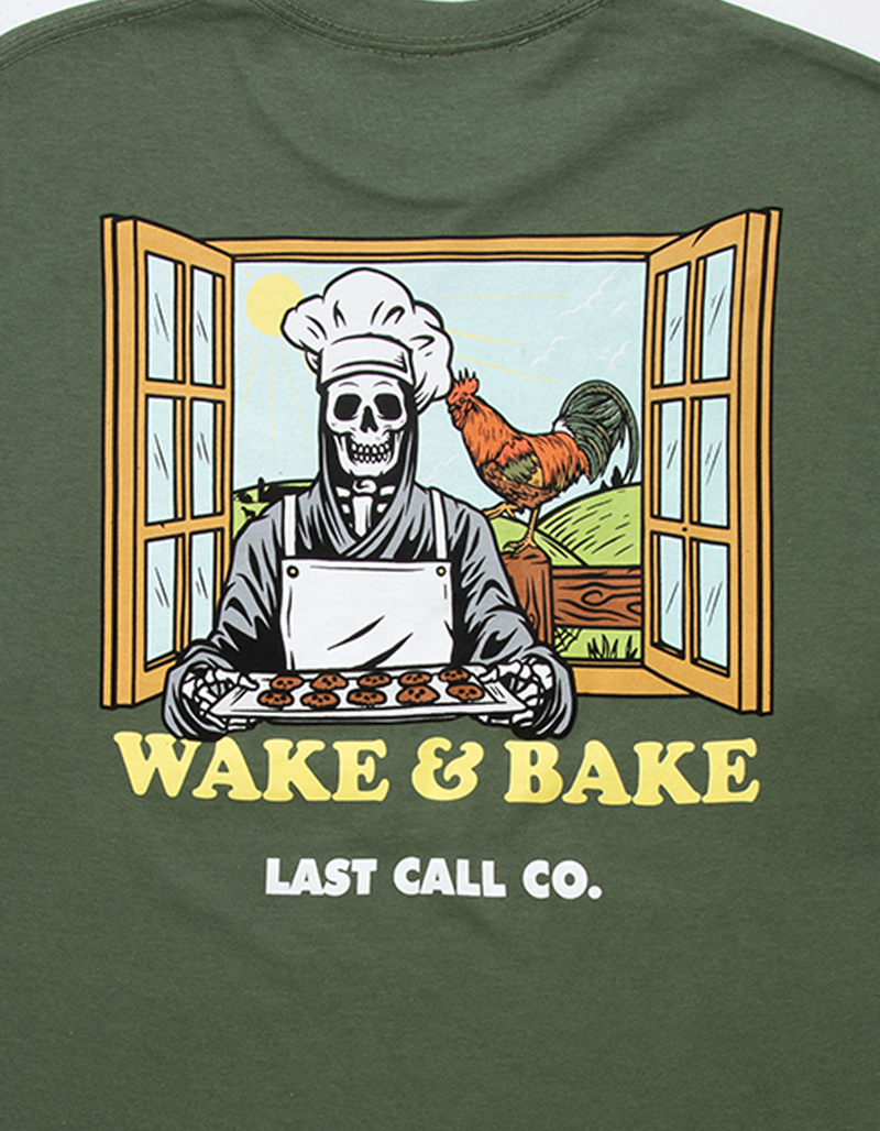 LAST CALL CO. Wake & Bake Mens Tee image number 2