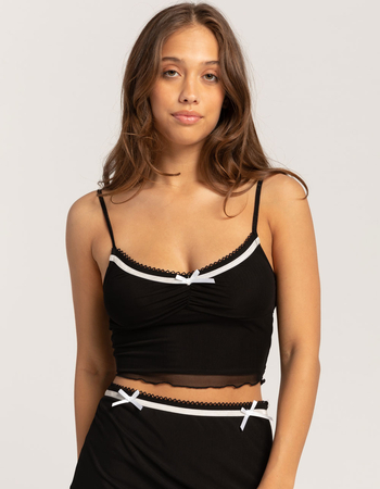 RSQ Womens Mesh Bow Cami Primary Image