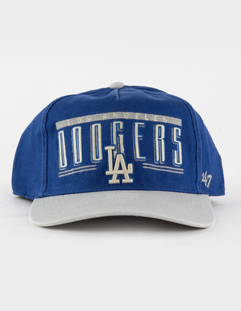 47 BRAND Los Angeles Dodgers Cooperstown Double Header Baseline ’47 Hitch Snapback Hat