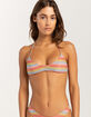 FULL TILT Sparkle Stripe Bralette Bikini Top image number 2