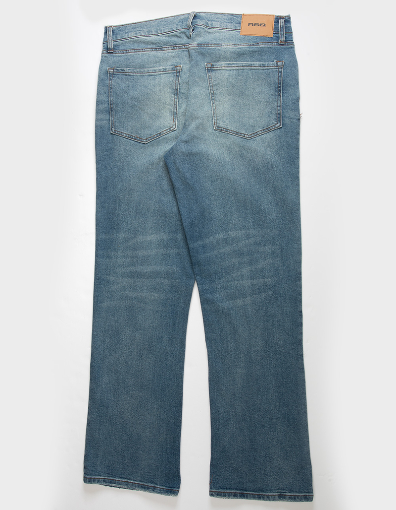 RSQ Mens Straight Medium Wash Denim Jeans image number 6