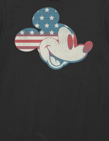 DISNEY Mickey Americana Flag Fill Unisex Tee