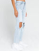 RSQ High Rise Womens Straight Leg Jeans image number 4