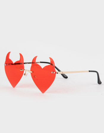 RSQ Devil Heart Sunglasses
