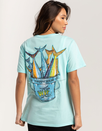 WHAT THE FIN Happy Hour Womens Tee