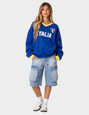 EDIKTED Italy Oversized Womens Sweatshirt Alternative Image