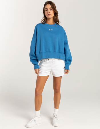 NIKE Sportswear Womens Oversized Crop Crewneck Sweatshirt Alternative Image