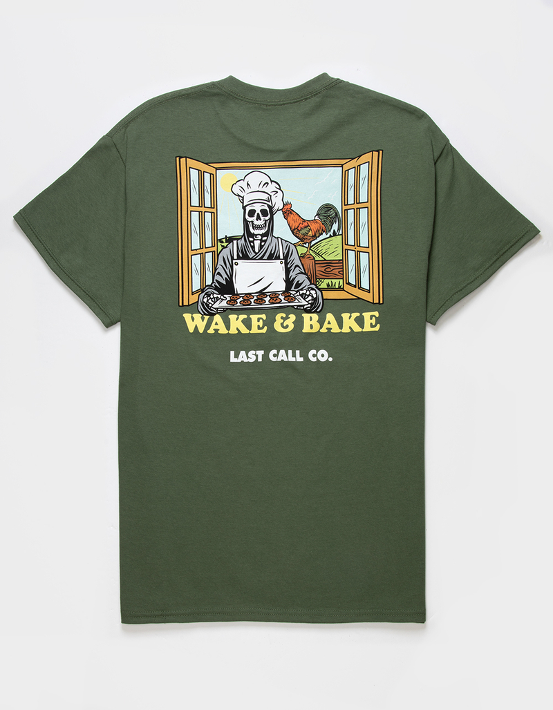 LAST CALL CO. Wake & Bake Mens Tee image number 0