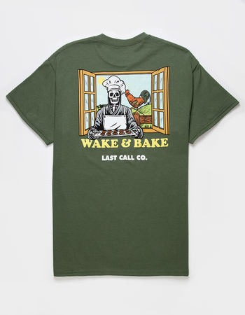 LAST CALL CO. Wake & Bake Mens Tee