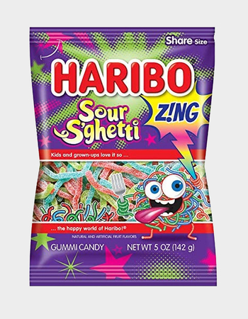 HARIBO Sour S'ghetti Gummy Candy