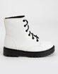 SODA Lace Up Girls Combat Boots image number 2