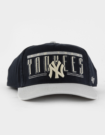 47 BRAND New York Yankees Cooperstown Double Header Baseline ’47 Hitch Snapback Hat