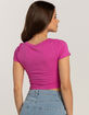 BOZZOLO Square Neck Womens Tee image number 4