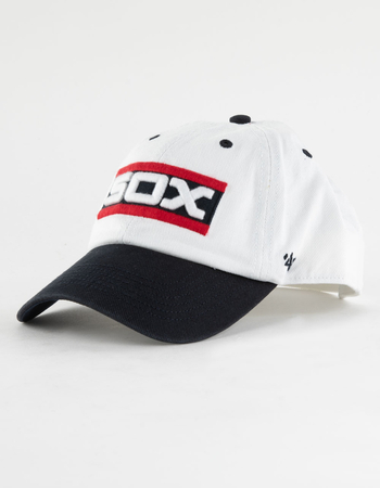 47 BRAND Chicago White Sox Cooperstown Double Header Diamond '47 Clean Up Strapback Hat