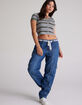 FIVESTAR GENERAL CO. Womens Low Rise Denim Cargo Pants image number 1