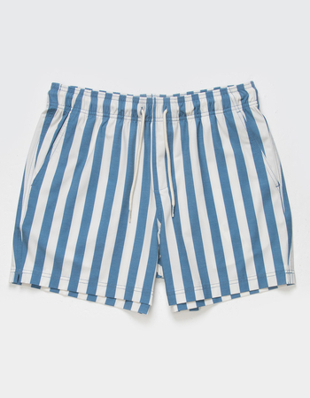 RSQ Mens Bold Stripe 5" Swim Shorts