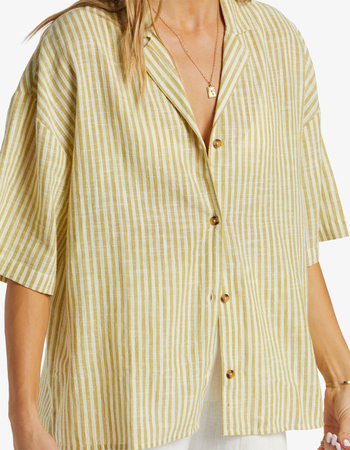 BILLABONG Beach Side Womens Oversized Button Up Shirt