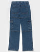 RSQ Girls Moto Cargo Wide Leg Jeans image number 6
