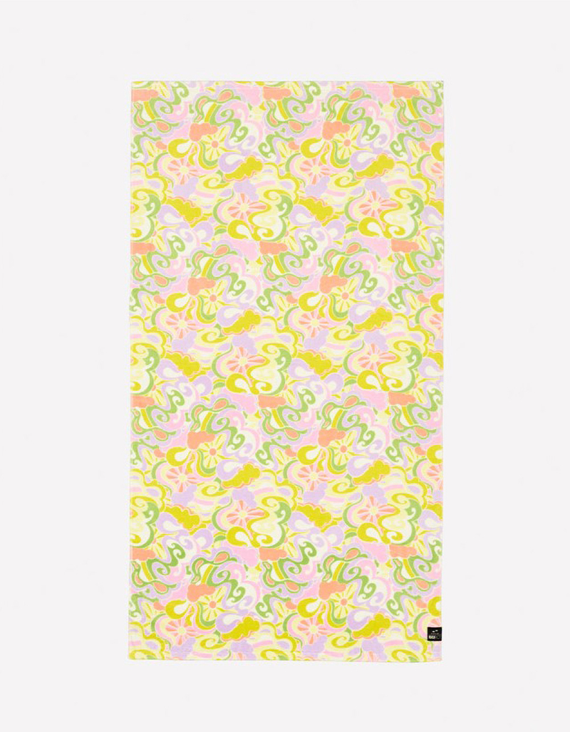 SLOWTIDE x Beach Riot Wavy Floral Beach Towel image number 2
