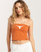 HYPE AND VICE University of Texas Womens Tube Top image number 1