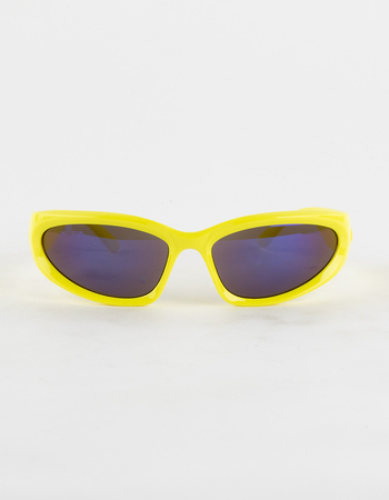 RSQ Chrome Sporty Shield Sunglasses