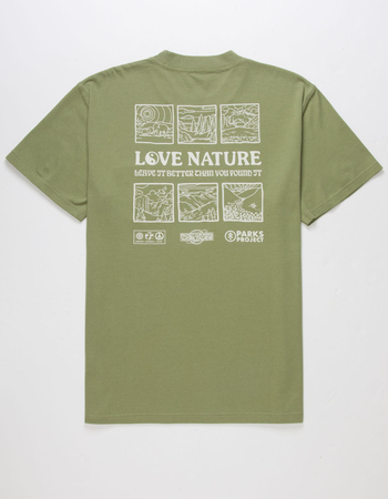 PARKS PROJECT Love Nature Mens Pocket Tee