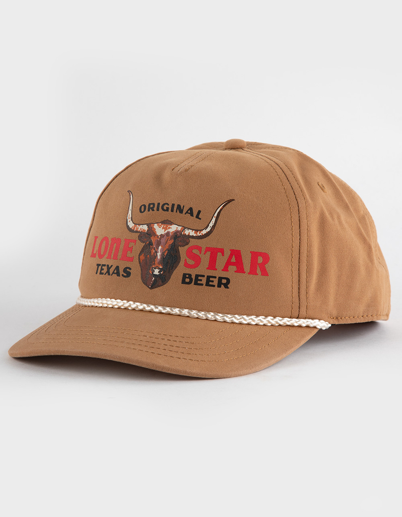 AMERICAN NEEDLE Lone Star Canvas Cappy Snapback Hat image number 0