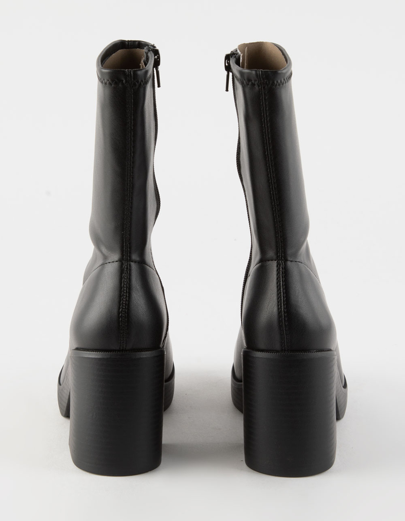 SODA Stretch Faux Leather Womens Boots image number 3