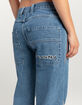 RUSTY Low Rise Wide Leg Womens Denim Jeans image number 6