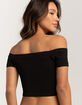 RSQ Womens Seamless Off The Shoulder Top image number 5