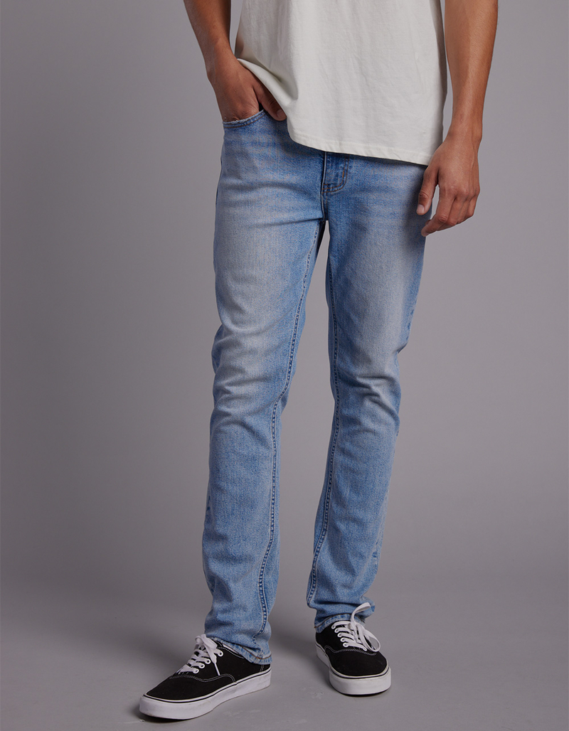RSQ Mens Skinny New Light Denim Jeans image number 1