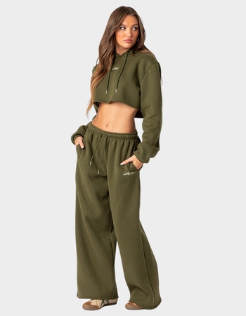 EDIKTED Brenna Low Rise Wide Sweatpants Primary Image